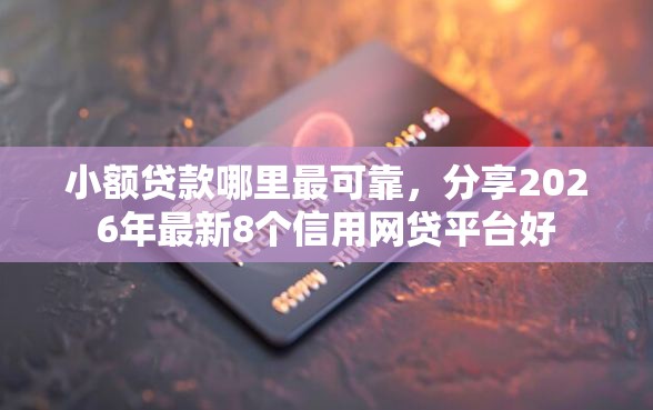小额贷款哪里最可靠，分享2026年最新8个信用网贷平台好
