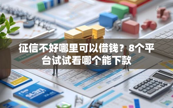 征信不好哪里可以借钱？8个平台试试看哪个能下款