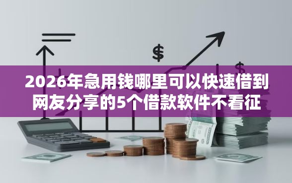 2026年急用钱哪里可以快速借到网友分享的5个借款软件不看征信放款快我觉得不错！