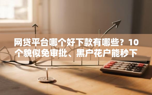 网贷平台哪个好下款有哪些？10个貌似免审批、黑户花户能秒下款的平台合集