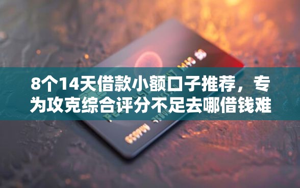 8个14天借款小额口子推荐，专为攻克综合评分不足去哪借钱难题