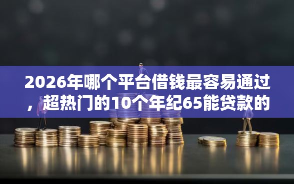2026年哪个平台借钱最容易通过，超热门的10个年纪65能贷款的平台推荐