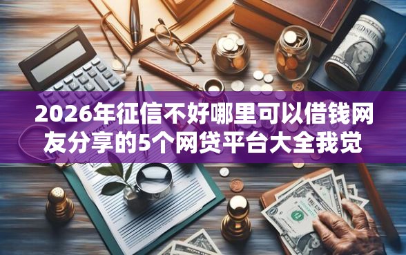 2026年征信不好哪里可以借钱网友分享的5个网贷平台大全我觉得不错！