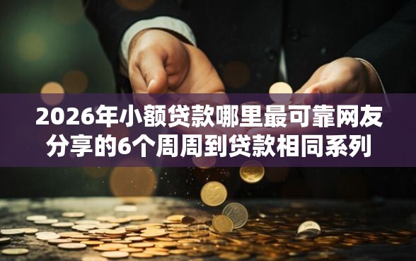 2026年小额贷款哪里最可靠网友分享的6个周周到贷款相同系列的口子我觉得不错！