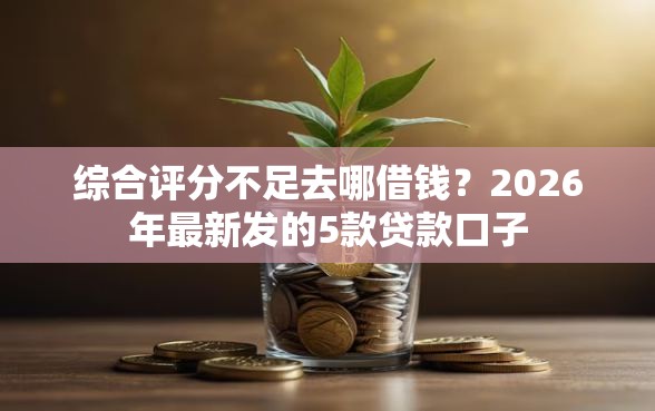 综合评分不足去哪借钱？2026年最新发的5款贷款口子