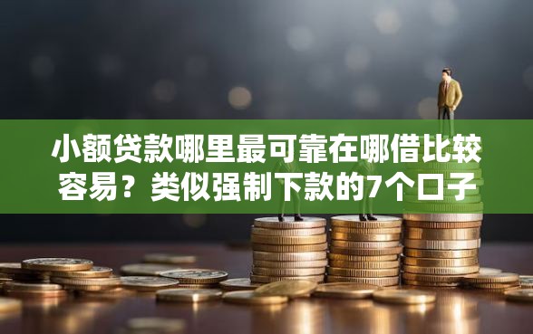 小额贷款哪里最可靠在哪借比较容易？类似强制下款的7个口子参考
