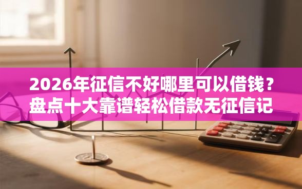 2026年征信不好哪里可以借钱？盘点十大靠谱轻松借款无征信记录的口子