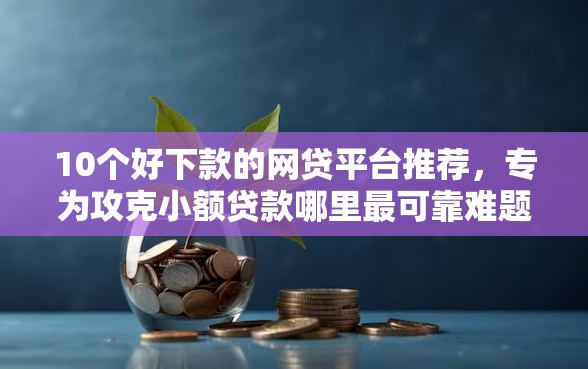 10个好下款的网贷平台推荐，专为攻克小额贷款哪里最可靠难题