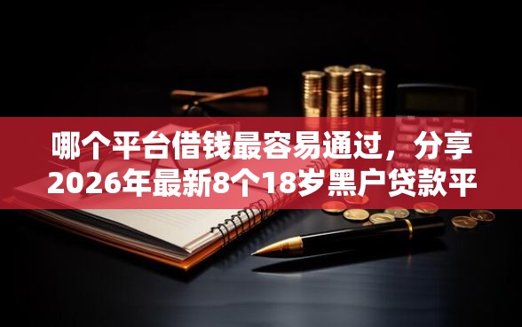 哪个平台借钱最容易通过，分享2026年最新8个18岁黑户贷款平台