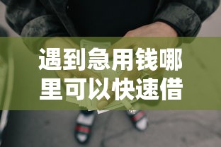 遇到急用钱哪里可以快速借到怎么办？或可尝试这6个网贷平台通过率高