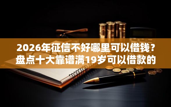 2026年征信不好哪里可以借钱？盘点十大靠谱满19岁可以借款的口子