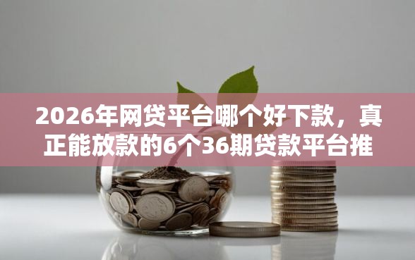 2026年网贷平台哪个好下款，真正能放款的6个36期贷款平台推荐