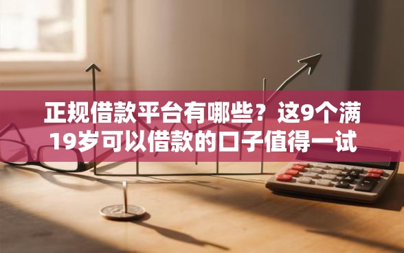 正规借款平台有哪些？这9个满19岁可以借款的口子值得一试