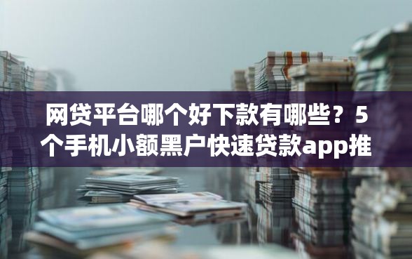 网贷平台哪个好下款有哪些？5个手机小额黑户快速贷款app推荐给你