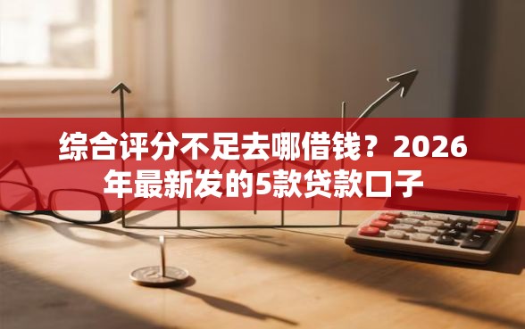 综合评分不足去哪借钱？2026年最新发的5款贷款口子