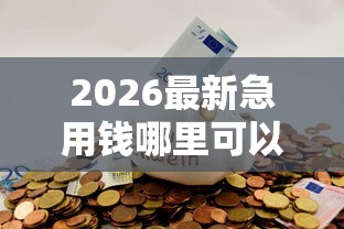 2026最新急用钱哪里可以快速借到（支持支付宝），5个秒你贷同款平台无私分享