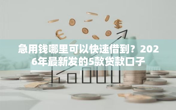 急用钱哪里可以快速借到？2026年最新发的5款贷款口子