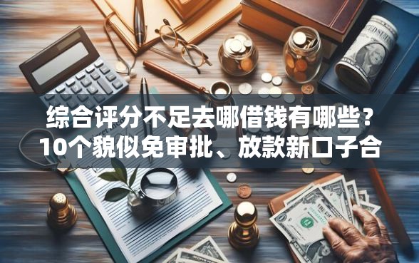综合评分不足去哪借钱有哪些？10个貌似免审批、放款新口子合集