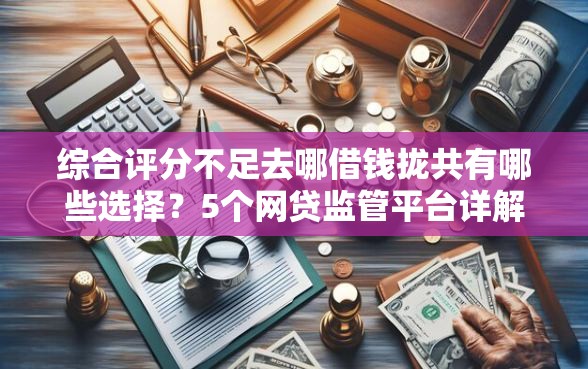 综合评分不足去哪借钱拢共有哪些选择？5个网贷监管平台详解