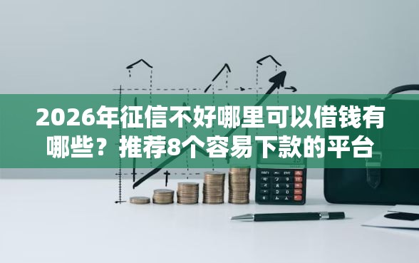 2026年征信不好哪里可以借钱有哪些？推荐8个容易下款的平台