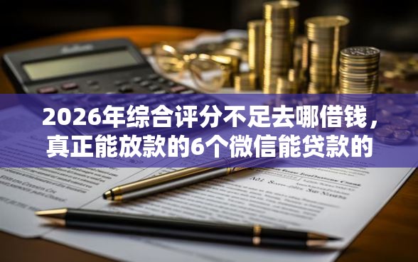 2026年综合评分不足去哪借钱，真正能放款的6个微信能贷款的平台推荐