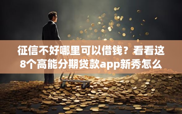 征信不好哪里可以借钱？看看这8个高能分期贷款app新秀怎么样
