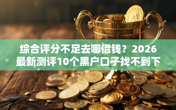 综合评分不足去哪借钱？2026最新测评10个黑户口子找不到下载