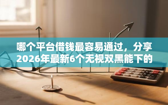 哪个平台借钱最容易通过，分享2026年最新6个无视双黑能下的分期贷