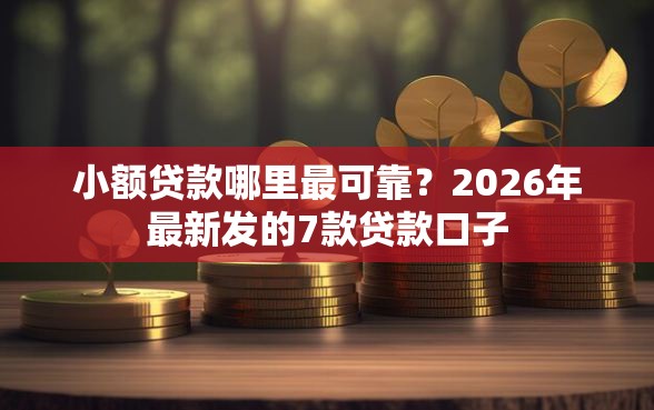 小额贷款哪里最可靠？2026年最新发的7款贷款口子