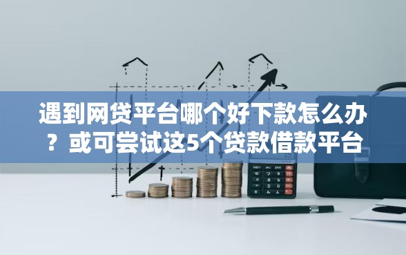 遇到网贷平台哪个好下款怎么办？或可尝试这5个贷款借款平台靠谱