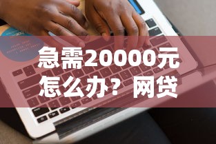 急需20000元怎么办？网贷平台哪个好下款试试这5个无门槛平台