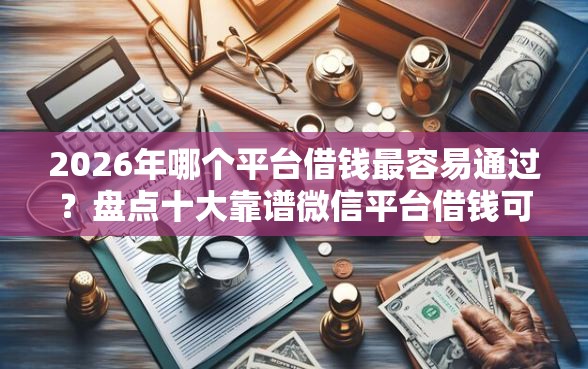 2026年哪个平台借钱最容易通过？盘点十大靠谱微信平台借钱可靠