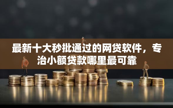 最新十大秒批通过的网贷软件，专治小额贷款哪里最可靠