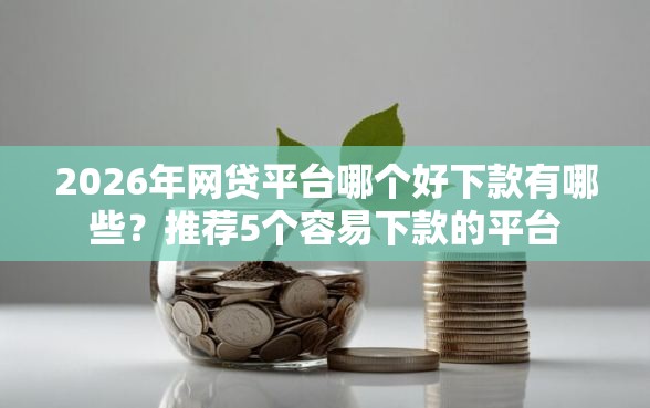 2026年网贷平台哪个好下款有哪些？推荐5个容易下款的平台
