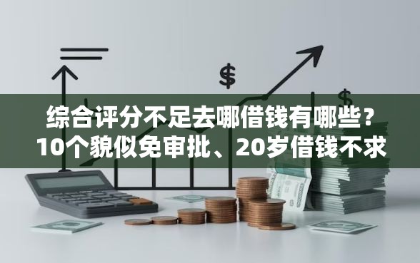 综合评分不足去哪借钱有哪些？10个貌似免审批、20岁借钱不求征信速借软件合集