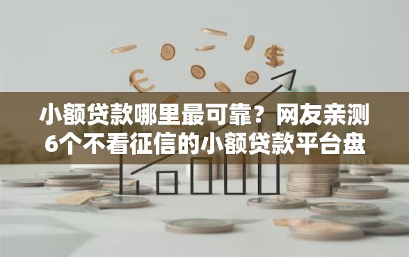 小额贷款哪里最可靠？网友亲测6个不看征信的小额贷款平台盘点