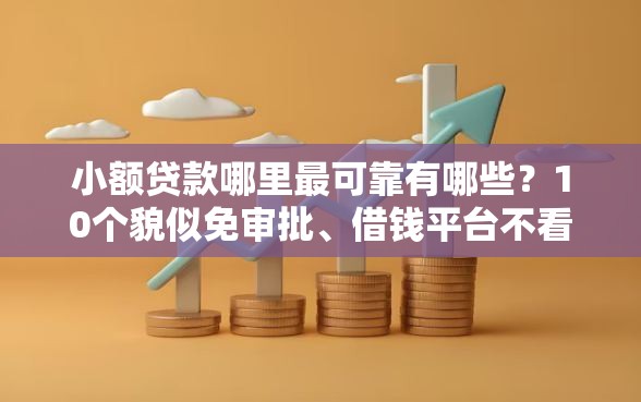 小额贷款哪里最可靠有哪些？10个貌似免审批、借钱平台不看综合评估的平台合集