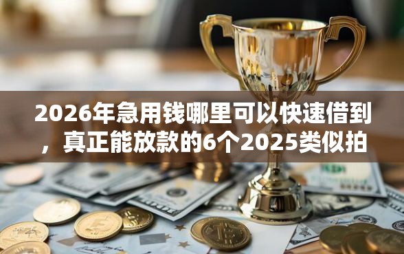 2026年急用钱哪里可以快速借到，真正能放款的6个2025类似拍脉会的口子推荐