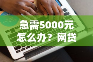 急需5000元怎么办？网贷平台哪个好下款试试这7个无门槛平台