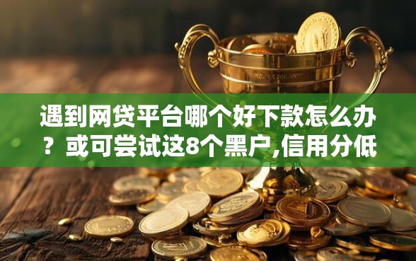 遇到网贷平台哪个好下款怎么办？或可尝试这8个黑户,信用分低平台可以借钱