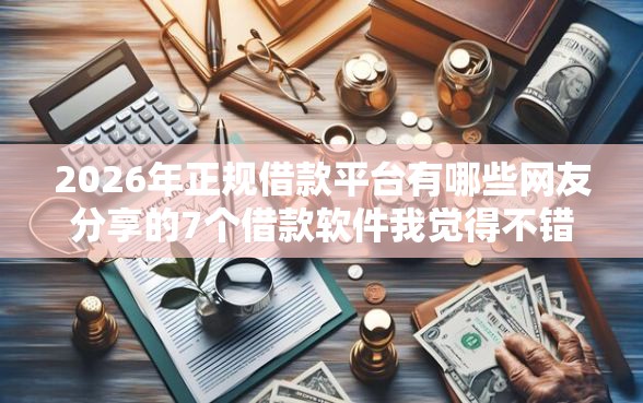 2026年正规借款平台有哪些网友分享的7个借款软件我觉得不错！