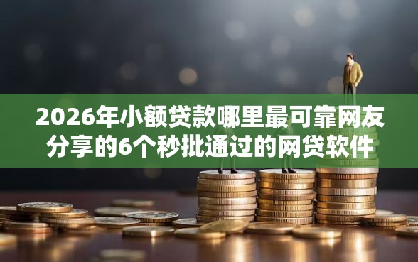 2026年小额贷款哪里最可靠网友分享的6个秒批通过的网贷软件我觉得不错！
