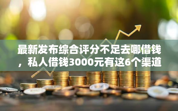 最新发布综合评分不足去哪借钱，私人借钱3000元有这6个渠道