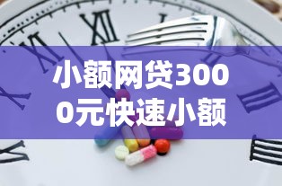 小额网贷3000元快速小额贷款平台，小额贷款哪里最可靠的6个平台介绍