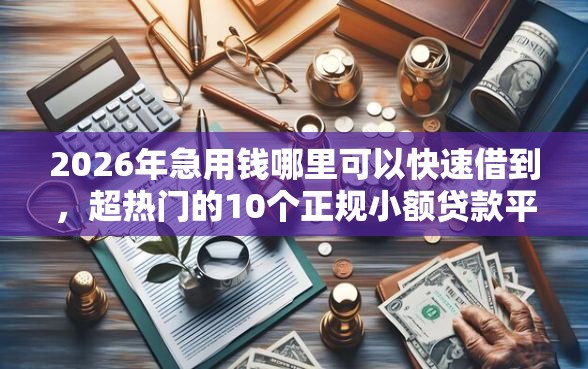 2026年急用钱哪里可以快速借到，超热门的10个正规小额贷款平台推荐