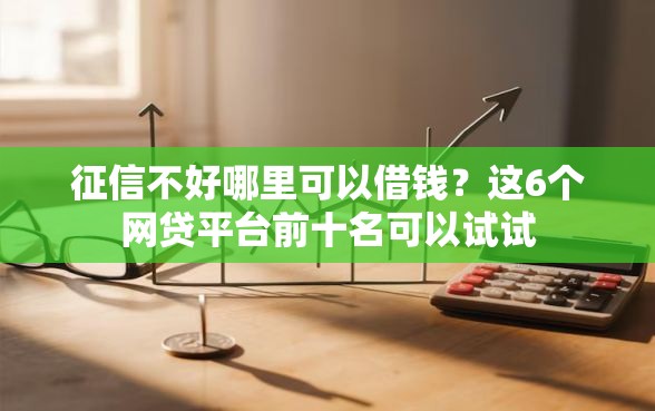 征信不好哪里可以借钱？这6个网贷平台前十名可以试试