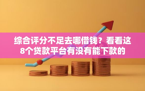 综合评分不足去哪借钱？看看这8个贷款平台有没有能下款的