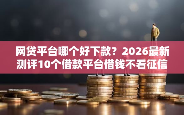 网贷平台哪个好下款？2026最新测评10个借款平台借钱不看征信