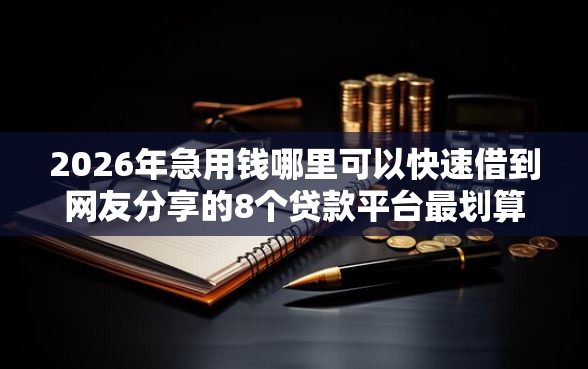 2026年急用钱哪里可以快速借到网友分享的8个贷款平台最划算我觉得不错！