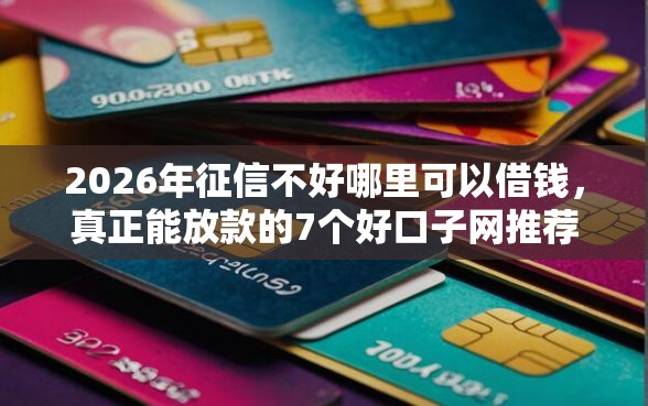2026年征信不好哪里可以借钱，真正能放款的7个好口子网推荐